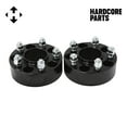 thumbnail image 2 of 2 QTY Black Wheel Spacers Adapters 2" fits all 5x5 (5x127) Hubcentric vehicle to 5x5 wheel patterns with 1/2-20 threads - Compatible With Jeep Wrangler JK Rubicon, 2 of 2