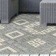 thumbnail image 7 of Superior Modern Diamonds Geometric Indoor/Outdoor Area Rug, Grey, 6' x 8' 10", 7 of 7