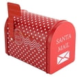 thumbnail image 1 of Metal Storage Tins, Multi Purpose Mailbox Shaped Storage Tins Beautiful Practical Smoother Surfaces Cute Pattern Large Capacity  For Ornaments, 1 of 8