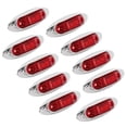 thumbnail image 4 of 10 pcs Lámpara Piranha de Luz Lateral Impermeable DE 3 PCAS PARA CAMIONES, Remolques y Camiones de Color Brillante: Luces indicadores Brillantes, 4 of 7