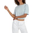 thumbnail image 1 of n:philanthropy Womens Palma Crop Basic T-Shirt, qtgy, S, 1 of 1
