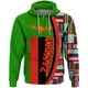 thumbnail image 2 of Sudadera con capucha de Zambia Country para hombre, ropa deportiva diaria, abrigo de manga larga, moda de primavera y otoño, sudaderas de gran tamaño para hombre y mujer, sudadera con cremallera 2024, 2 of 5