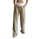 thumbnail image 1 of Txlixc Pantalones de piernas anchas para mujeres, chaquetas de solapa con cremallera y botones Txlixc  moda, 1 of 4