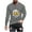 15Gray, variant on Fashionable Men's Printed Top With Long Sleeved Round Neck And Smiling Face Printed Top Long Sleeve Round-Neck Blouses & Shirts