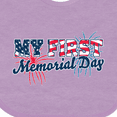 thumbnail image 4 of Inktastic My First Memorial Day Grunge with Fireworks Boys or Girls Baby Bib, 4 of 4