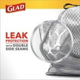thumbnail image 4 of Glad Trash Bags ForceFlex Plus with Clorox, 13 Gallon, Lemon Fresh Bleach Scent, White and Gray, 90 Count, 4 of 11