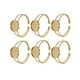 thumbnail image 2 of 6 piezas de 20 mm de placa redonda de cobre en forma de Y para hacer pulseras y cadenas de joyería (doradas), 2 of 7
