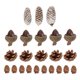 thumbnail image 1 of 23 piezas de cono de pino., 1 of 3