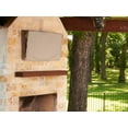 thumbnail image 6 of Covermates Outdoor Half TV Cover – Various Sizes, Heavy-Duty Polyester, Weatherproof, Dustproof,  Cinching Drawcord, Outdoor TV Covers, 32W x 4D x 21H, Ripstop Tan, 6 of 9