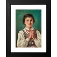 thumbnail image 2 of Edward Lepszy 13x18 Black Modern Framed Museum Art Print Titled - Study of a Girl (1903), 2 of 5