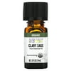 Aura Cacia Organic Essential Oil, Clary Sage, 0.25 Fl Oz