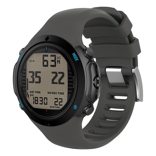 Correa de correa de reloj de silicona ajustable para SUUNTO D6 Dive/D6I NOVO/D6I ZULU