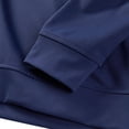 thumbnail image 5 of Tgw Mens Solid Midweight Golf Pullover Jacket for Golfing Navy L, 5 of 6