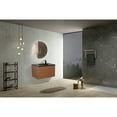 thumbnail image 5 of George William Cabinetry Contemporary Wall Hung Bathroom Vanity Set With Black Quartz Sand Integrated Single Sink, 5 of 6