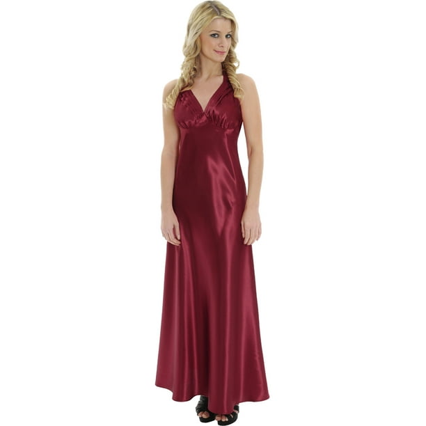 deep v neck nightgown