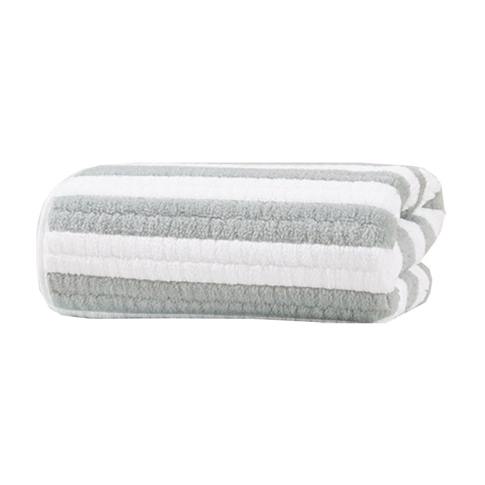 Face Towels Set Soft Absorbent Quick Dry Stripe Washcloth Plush Durable Gentle Skin Friendly, High Absorbency Easy Care Multipurpose, for Bathroom Home Travel Gym Spa for Adults Women Men
