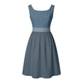 thumbnail image 5 of Women's French Country Sleeveless Dress with Apron for Garden Party and Festivals, 5 of 6