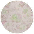 thumbnail image 2 of Addison Rugs Chantille Indoor/Outdoor Transitional Floral Pink Washable Round Rug, 8' x 8', 2 of 6