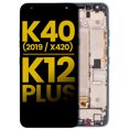 thumbnail image 1 of Esource Parts LG K40 X420 2019 LCD Assembly With Frame Refurbished Blue, 1 of 1