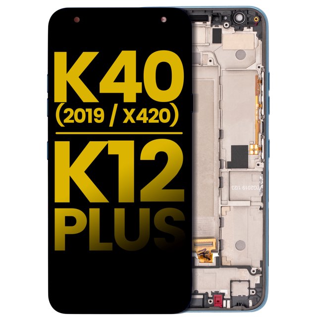 Esource Parts LG K40 X420 2019 LCD Assembly With Frame Refurbished Blue