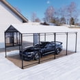 thumbnail image 4 of MOALCOFER 10'x20' Metal Carport,Heavy Duty Carport with Galvanized Steel for Cars,Boats,Truck, 4 of 8