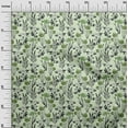 thumbnail image 3 of oneOone Viscose Chiffon Mint Green Fabric Floral Dress Material Fabric Print Fabric By The Yard 42 Inch Wide, 3 of 5