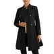 thumbnail image 1 of Abrigo de cuello alto INSPIRE CHIC para mujeres, abrigo de invierno de doble botonadura y manga larga, 1 of 6