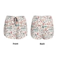 thumbnail image 5 of Picia Summer Life Pattern Women's 2 in 1 Athletic Running Shorts High Waisted Workout Casual Gym Sweat Shorts with Comfy Liner Zipper Pockets-X-Large, 5 of 9