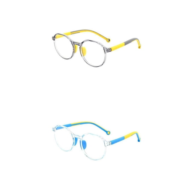 Gafas antiluz azul Baoblaze duraderas para juegos de ordenador Azul amarillo