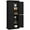 Black, variant on HOMCOM Freestanding 4 Door Kitchen Pantry Cabinet with Shelves White
