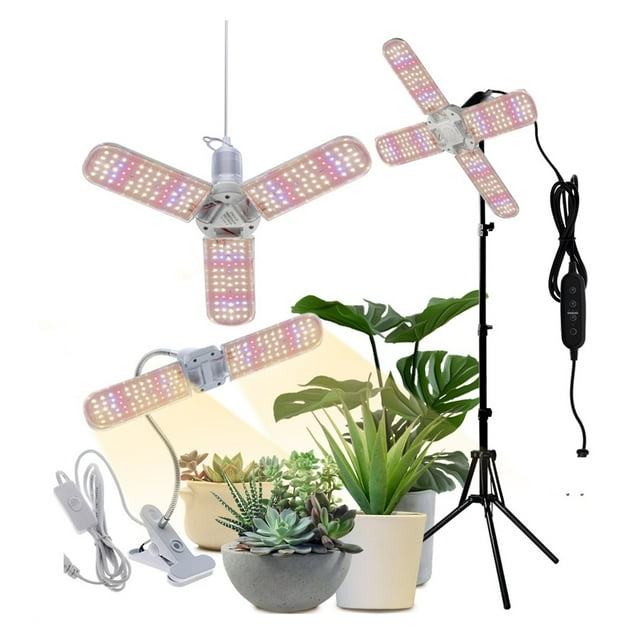 24W 36W 48W Foldable LED Grow Light Full Spectrum E27 Plant Growing Light Phytolamp Bulb For Indoor Plants Flower Seedling