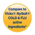 thumbnail image 3 of Equate Nighttime Multi-Symptom Cold and Flu Softgels, 24 Count, Compare to Vicks® Nyquil® Cold & Flu Active Ingredients, 3 of 11