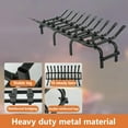 thumbnail image 4 of Willow Weave Fireplace Grates Steel Firewood Log Burning Rack/Fireplace Log Holder for Wood Stove Efficient Fireplace Wood Holder for Inside Fireplace ( x), 4 of 6