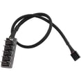 thumbnail image 2 of Host Case PC Cooler Fan Power Cable 1 Female to 5 Male 4Pin Socket Fan Hub Splitter Cable for 4Pin PWM Cooling Fan, 2 of 6