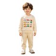 thumbnail image 4 of felwors Toddler Baby Boy Fall Outfits 12 18 24 Months 2T 3T 4T Boys Winter Clothes Long Sleeve Trucks Sweatshirt Pants Set, 4 of 6