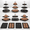 Black, variant on JEPISADI Versatile Party Display Stand​ - 6 Tiered Cake Stands + 4 Appetizer Trays | Holds Cupcakes, Fruits, BBQ | Indoor/Outdoor Use | Dishwasher Safe
