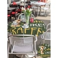 thumbnail image 5 of Outdoor Tablecloths with Umbrella Hole & Zipper, Green Giraffe Round Tablecloth 54 Inch, Love Heart Spring Floral Botanical Waterproof Table Cloth, Patio/Pool/Picnic Table Covers, 5 of 8