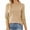 Beige, variant on BZGTZT Womens Crewneck Pleated Sweaters 2024 Casual Long Sleeve Lightweight Knit Pullover Sweater Tops Fall Clothes