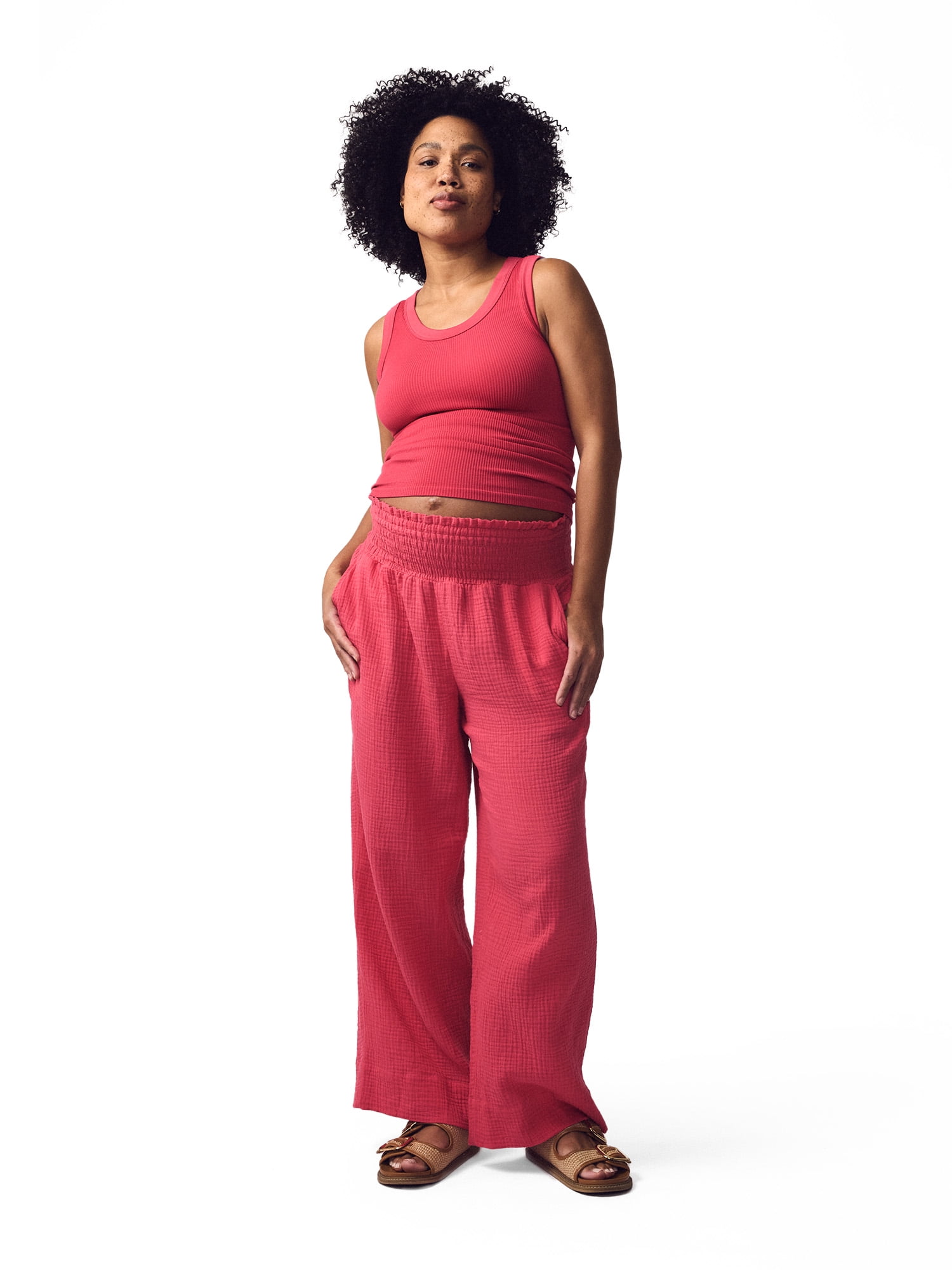Ingrid & Isabel For Every Belly Women's Maternity Seamless Fitted RibTank, Sizes S-XXL