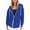 C-Blue317, variant on Jackets For Women Hoodies Fuzzy Lining Solid Color Long Sleeve Loose Fit Zipper Jacket Casual Sportswear Athleisure Classic Outerwear