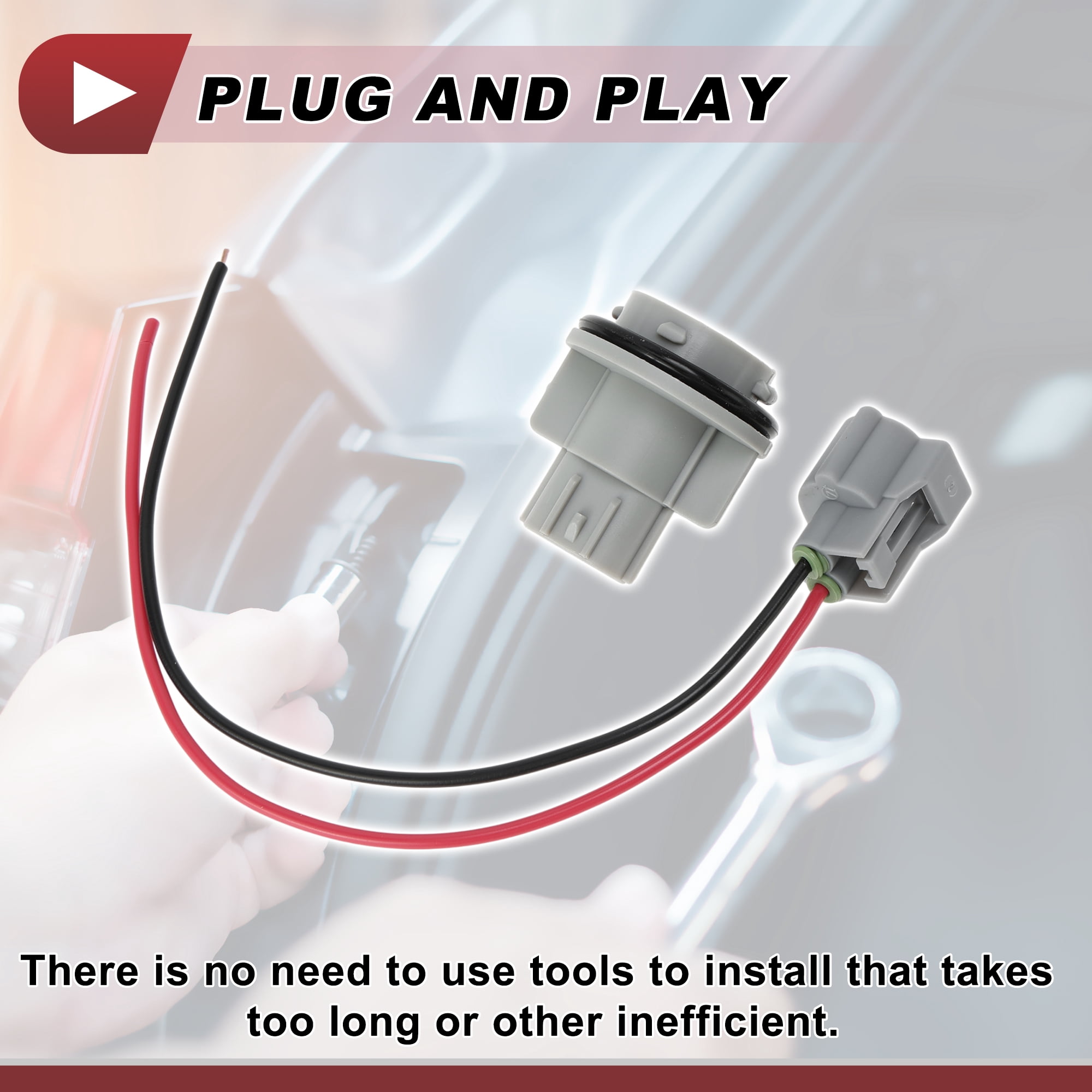 Unique Bargains Turn Signal Light Socket Wiring for Mazda 3 2003-2006 No.S09A51064