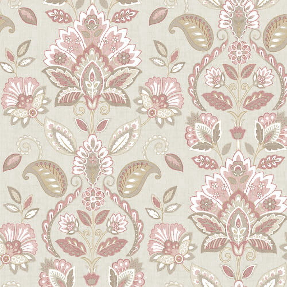 Chesapeake Rayleigh Blue Floral Damask Wallpaper