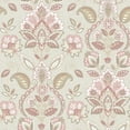 thumbnail image 3 of Chesapeake Rayleigh Blue Floral Damask Wallpaper, 3 of 5