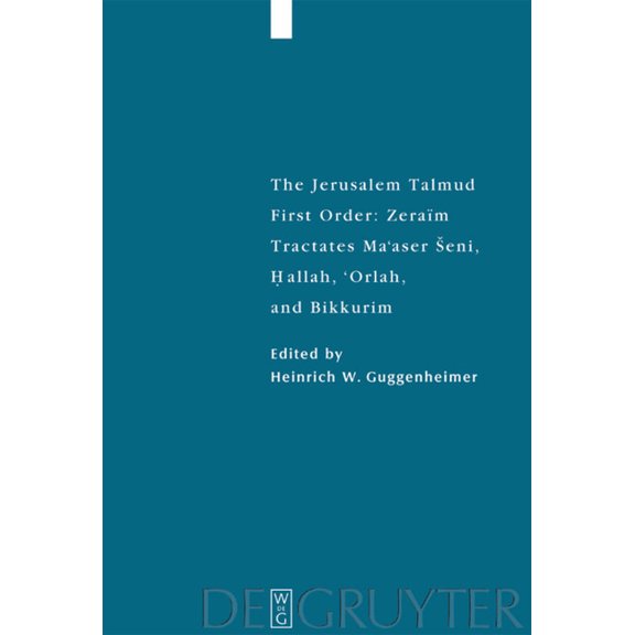 Studia Judaica Tractates Ma'aser Seni, Hallah, 'Orlah, and Bikkurim, Book 23, (Paperback)