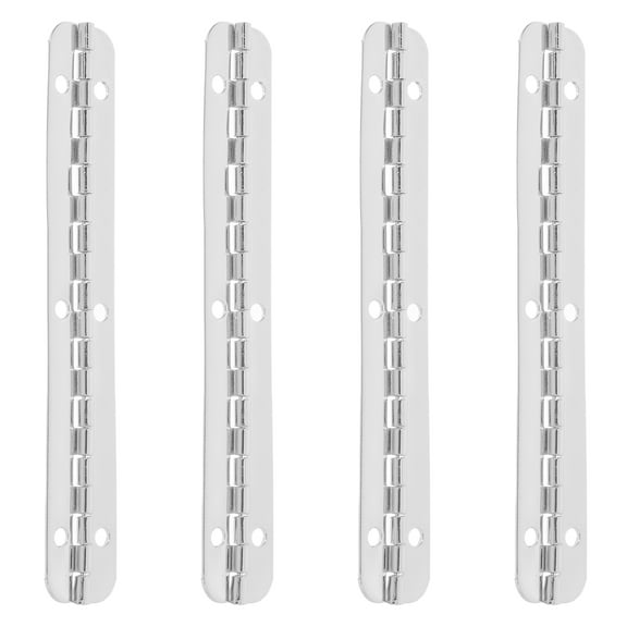 HEMOTON 4pcs Small Metal Hinges for Wooden Boxes Butt Hinges DIY Craft Projects Piano Hinges Metal Decorative Hinge
