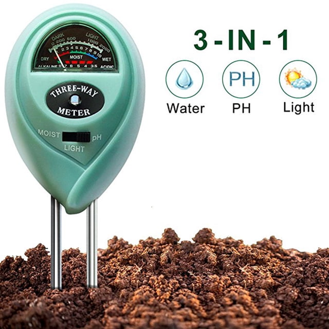 Probador De Suelo 3 En 1, Medidor De Humedad, Medidor De Luz Y Nivel De Ph Para Jardín, Granja, Césped Scienceny HA028613-00