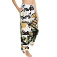 thumbnail image 6 of Salouo Cowboy Playing Guitar Print Women's Pajama Pants Casual Loose Sweatpants PJs Flowy Pants Drawstring Palazzo for Women Wide Leg Pants Lounge Pajama -XX-Large, 6 of 8