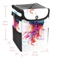 thumbnail image 5 of Jellyfish Foldable, with Lid, Leak-Proof, Hanging Storage Bag Car Trash Can - Car Garbage Can - Trash Can for Car, 5 of 6