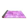 thumbnail image 2 of Ahgly Company Indoor Rectangle Patchwork Purple Transitional Area Rugs, 2' x 4', 2 of 4