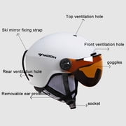 Winter Windproof Cycle Helmets Adjustable Motorcycle Electric Bike Safety Cap Men Women Outdoor Skiing Snowboard Helmets